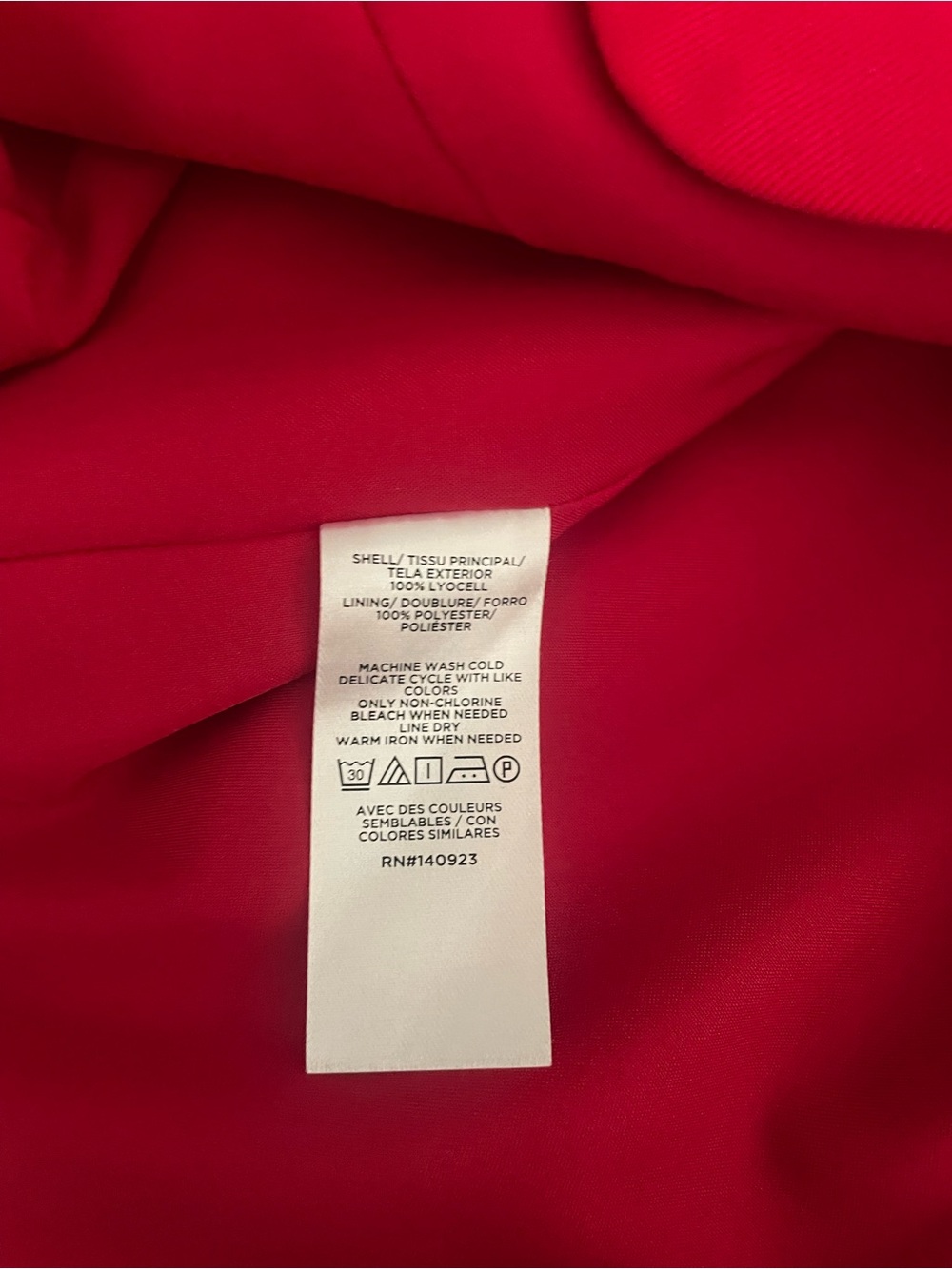 LOFT Red Single-Button Blazer - Picture 4 of 4
